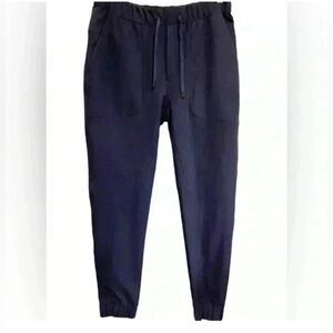 Zyia Navy Blue Drawstring Waist Joggers